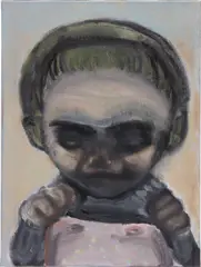 Birth Marks by Marlene Dumas, 1991, oil on canvas, offered May 2018