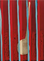 Deslenguado by Juan Uslé, 1997, vinyl, dispersion and dry pigment on canvas, mounted on panel, sold May 2018