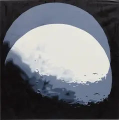 Zbigniew Rogalski, How She Sees the Moon, 2007, oil on canvas