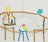 Magnus von Plessen, Spiel (Play), 2009, oil on canvas