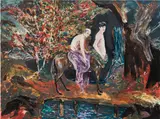 Hernan Bas, The Hero Centaur, 2005, oil on panel