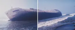 Doug Aitken, 2 second separation, 2000, chromogenic print flush-mounted to Plexiglas, diptych