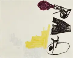 SoiL Thornton, My Architectural Digest is Tetris, 2015, acrylic, ink and nail polish on paper