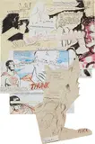 Raymond Pettibon, Superneck, 1993, ink and watercolor on cut paper collage