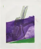 Amy Sillman, Untitled (#21), 2007, gouache and colored pencil on etching on paper