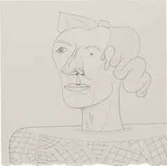 Jim Nutt, Untitled, 2006, graphite on paper