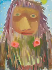Dana Schutz, Untitled, 2003, gouache on paper