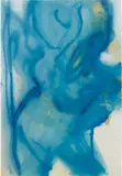 Rita Ackermann, Fire by Days Blues X, 2012, oil and pigment on paper