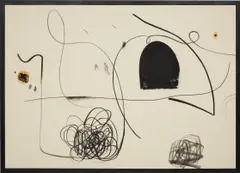Untitled by Christian Rosa, 2014, oil, charcoal, pencil and oilstick on canvas, sold May 2018