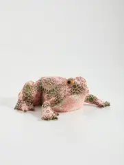 Jacqueline by Joana Vasconcelos, 2012, handmade wool crochet over Rafael Bordalo Pinheiro faience painted with ceramic glaze, sold May 2018