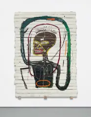 Jean-Michel Basquiat, Flexible, 1984, acrylic and oilstick on wood