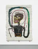 Jean-Michel Basquiat, Flexible, 1984, acrylic and oilstick on wood