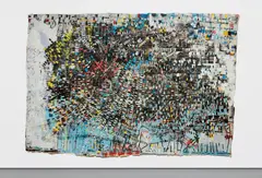 Mark Bradford, Black Venus, 2005, mixed media collage