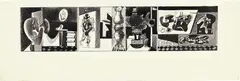 Arshile Gorky, Untitled (Study for Mural), 1933-1934, ink on paper