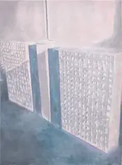 Model by Luc Tuymans, 2012, oil on canvas, offered May 2018