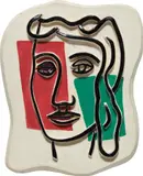 Fernand Léger, Figure de Femme, 1952, painted and glazed ceramic