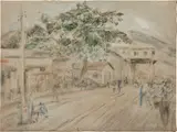 Armando Reverón, Calle del puerto, 1942, oil on canvas