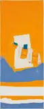 Robert Motherwell, German Line #2, 1972, acrylic and pasted papers on canvas board