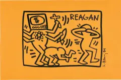 Untitled by Keith Haring, 1984, ink on paper, offered May 2018