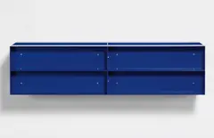 Donald Judd, Untitled, 1989, painted aluminum