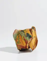 John Chamberlain, Socket #27, 1978, painted aluminum with resin