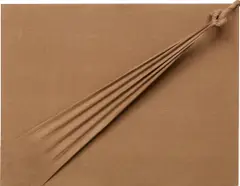 Jorge Eielson, Quipus 31TL-1, 1966-1971, knotted burlap mounted on wood