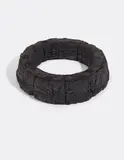 Toshikatsu Endō, Ring, 1989, burned wood and tar