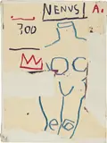 Jean-Michel Basquiat, Venus, 1982, Xerox and acrylic on canvas