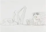 Andy Warhol, Still Life, 1975, graphite on ivory wove paper