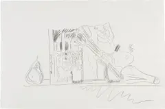 Still Life by Andy Warhol, 1975, graphite on TH Saunders paper, sold May 2018