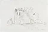 Andy Warhol, Still Life, 1975, graphite on TH Saunders paper