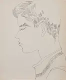 Andy Warhol, Boy, 1956, ink on paper