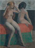Armando Morales, Deux nus assis