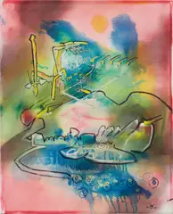 Untitled by Roberto Matta, 1976, oil on canvas, sold May 2018