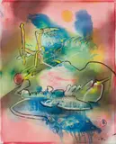 Roberto Matta, Untitled, 1976, oil on canvas