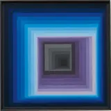 Reytéy, no. 0772 by Victor Vasarely, 1968, acrylic on wood, sold May 2018