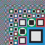 Mow by Victor Vasarely, 1980, acrylic on canvas, sold May 2018