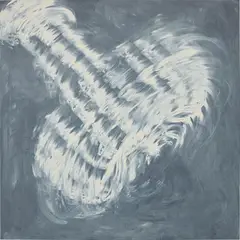 Gary Simmons, Whirl-a-Girl, 2002, oil on canvas