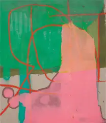 Alex Hubbard, People in Dallas Got Hair, 2013, acrylic, oil paint, epoxy resin, polyurethane and fiberglass on canvas