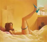 Lisa Yuskavage, Bridesmaid, 2004, oil on linen