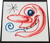 Kenny Scharf, Untitled, 1987, acrylic and spray paint on wood panel