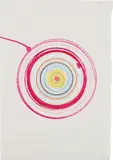 Damien Hirst, beautiful lunatics spinning drawing (with breakaway edge)