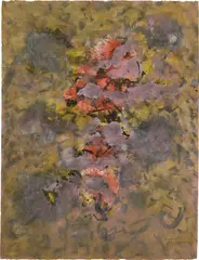Beauford Delaney, Untitled, 1961, gouache on paper