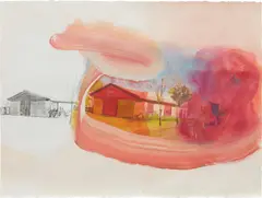 Untitled by Amy Sillman, 2003, gouache, acrylic and graphite on paper, offered Sep 2018