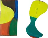 Mary Heilmann, Two Works: (i) Rompecabeza Uno 32; (ii) Rompecabeza Dos 24