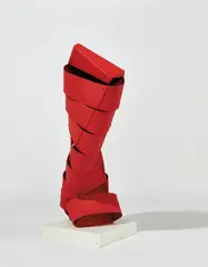 Escalera by Édgar Negret, 1974, painted aluminum, sold Sep 2018