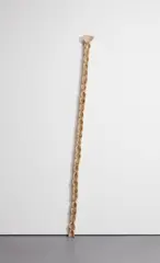 Jac Leirner, Untitled (Corpus Delicti), 1993, felt, airline glasses and polyurethane cord