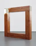 Vera Röhm, Quadrat (Square), 1987, wood and Plexiglas