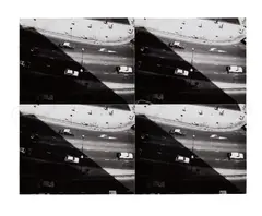 Highway Overview by Andy Warhol, 1976-1986, four stitched gelatin silver prints, sold Sep 2018