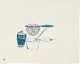 Andy Warhol, Cooking Items, 1954-1955, ink on paper